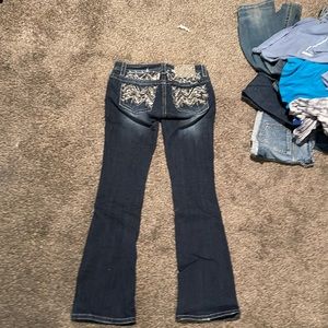 size 26 boot cut miss me jeans